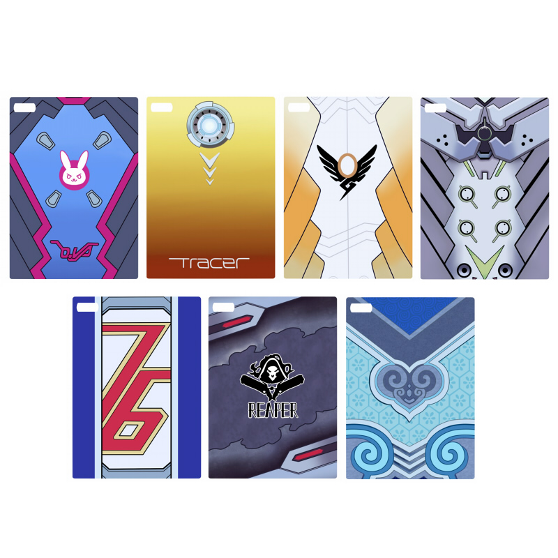 Watch 绮丽 watch chiếc đồng hồ ngoại vi đỉnh cao đầu tiên Overwatch săn nguồn trống vỏ bảo vệ Apple IPAD - Carton / Hoạt hình liên quan hình dán nổi