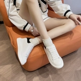 Высокая белая обувь, демисезонные кроссовки, из натуральной кожи, 8см, подходит для подростков