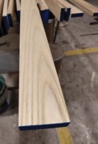 Natural ash wood 3cm to 8cm flat panel customized