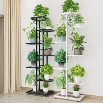 Huan Dongling (Sea Breeze)Multi-layer household balcony flower pot rack Creative indoor Wrought iron fleshy green dill flower rack 2