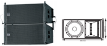 ECR single ten-inch linear stage audio outdoor performance audio