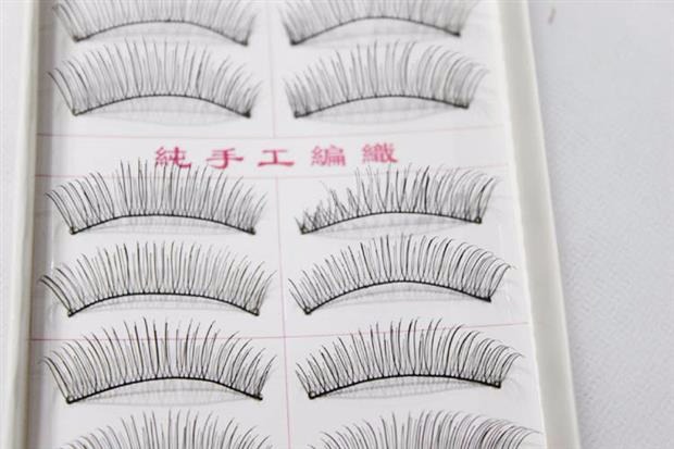 Tsuen Wan handmade lông mi giả tự nhiên studio chuyên dụng mô phỏng lông mi giả 218 bông bắt nguồn từ trang điểm nude lông mi giả nam châm