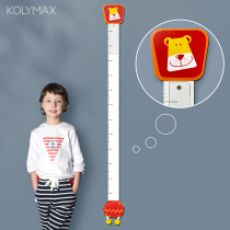 Childrens interest animal height stickers acrylic three-dimensional modern wall stickers childrens room kindergarten cartoon height ruler can be removed