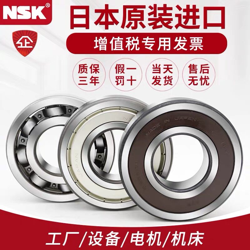 Imported NSK bearings 6200 6203 6203 6204 6205 6206 ZZ pump DDU