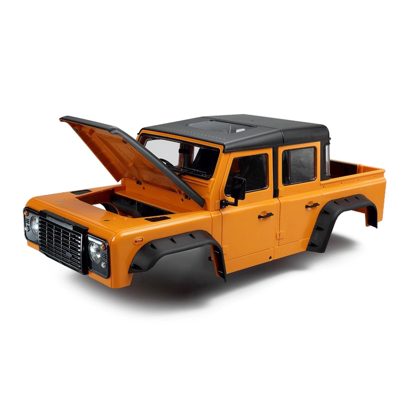 1:10 Scale Realistic D130 Land Rover Defender Pickup Truck Hard Shell Scx10 90046 Trx4 Remote Control Car Hard Shell 313