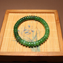 Frying up the dialect and Hetian jade boutique huge leakage Russian old pit two-color jasper separator bead bracelet N3