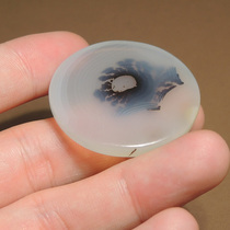 Shocked by dialect Hetian jade boutique white moonlight lychee frozen ice seed white transparent chalcedony agate pendant accessories h4