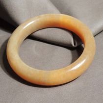 Heavyweight Dialect Hetian Jade Wearable Grade Xinjiang Warm Delicate and Finished Sugar Inner Diameter 55mm Formal Bracelet S2