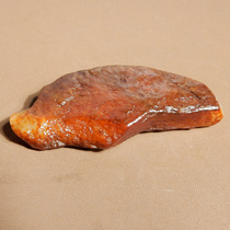 Hetian jade in dialect Xinjiang Gobi material red Qin skin white jade seed material raw stone specimen pendant w1