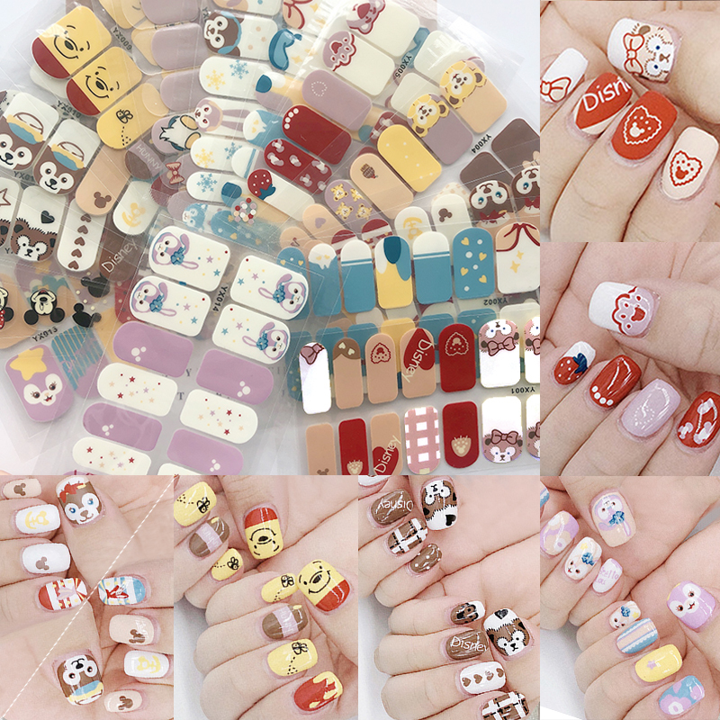 Star Dew 2026 Rabbit Frosted Cartoon Nail Art Stickers Disney Student Nail Art Full Stickers Waterproof Nail Polish Film