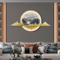 Modern Creative Art Decoration Pendant Metal Iron Art Wall-mounted Living Room Sofa Background Wall Landscape Painting Wall Decoration