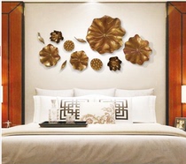 Wrought Wall Lotus model room wall decoration metal Home Hotel Lobby Bar Cafe Restaurant hanging