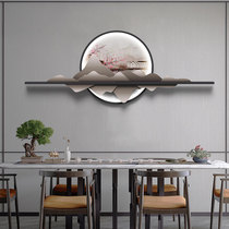 New Chinese Living Room Background Wall Pendant in the family Xuanguan wall High-end Light Lavish Wall Hanging Decoration Tea Room Adornment