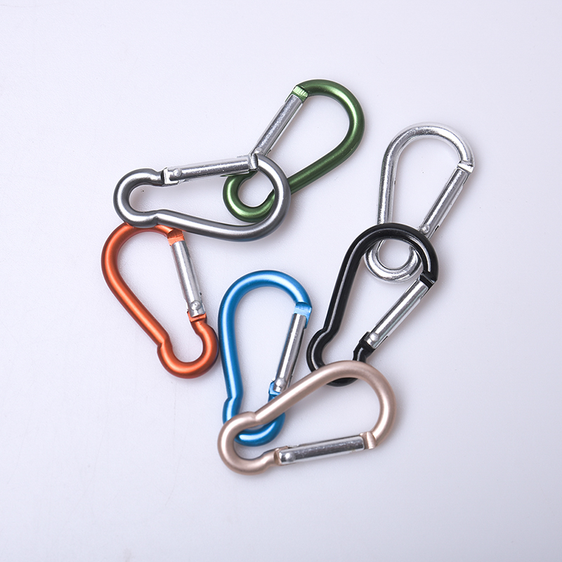 Outdoor small number climbing buckle Shoulder Bag Lock External Hook Gourd Type Safety Insurance Connection Quick Hanging Key Button