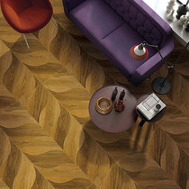 Leaf fish bone wood grain brick American living room bedroom floor tiles all porcelain antique brick imitation walnut tile 600x1200