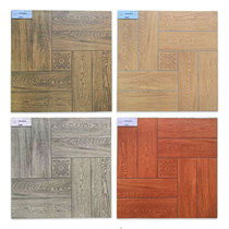 Wood grain tiles 600x600 antique brick living room non-slip imitation wood floor tiles bedroom American retro balcony floor tiles
