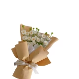 Плетеный крючок для вязания ручной работы, набор материалов, орхидея, букет, «сделай сам», подарок на день рождения