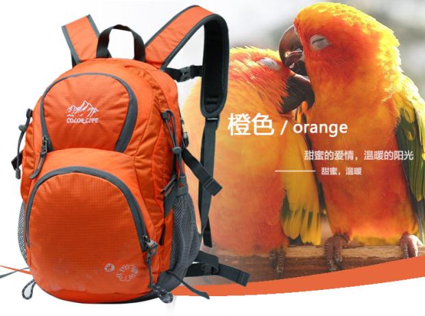 Siêu nhẹ không thấm nước du lịch ba lô nhỏ Túi nữ leo núi dung tích nhỏ 20L túi đeo vai du lịch đi bộ mini - Ba lô cặp colkids