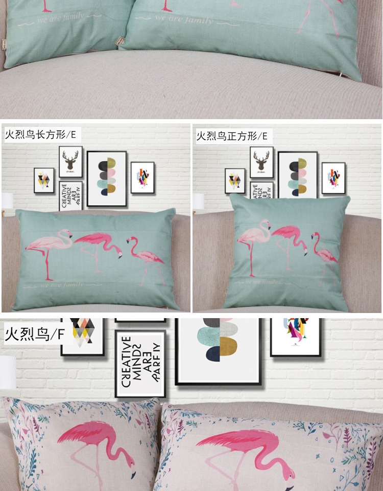 Vỏ gối bằng vải cotton và vải lanh không có lõi sofa hình chữ nhật lớn gối xe đệm bao quanh eo văn phòng gối tựa lưng sofa cao cấp