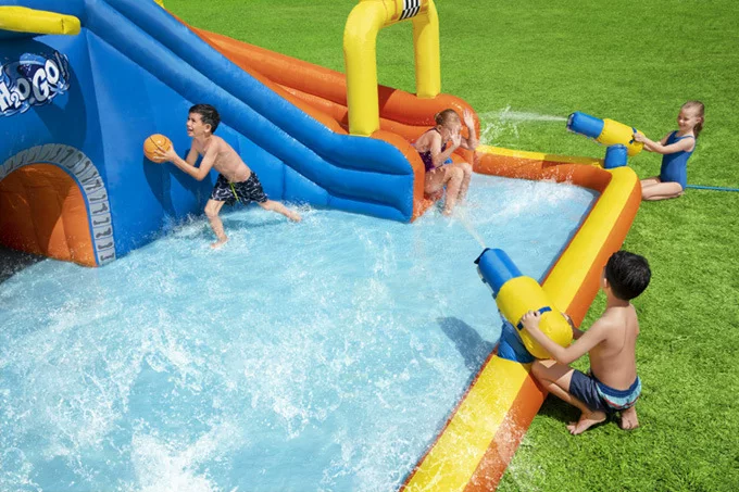 inflatable slide для Street детей в парках аттракционов, вилла игра в воду для раннего возраста, батут, плавательный бассейн