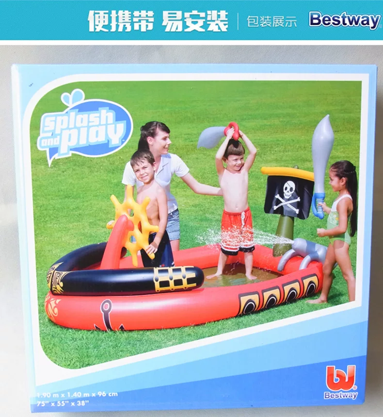 Bestway, плавательный бассейн игра в воде, надувная игрушка, увеличенная толщина