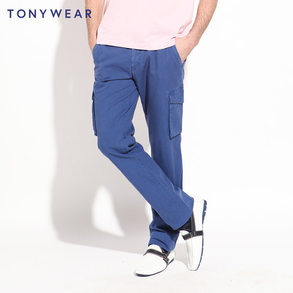 TONY WEAR 汤尼威尔 弹力棉 双侧袋 男式休闲长裤 天猫优惠券折后￥59包邮（￥249-190）