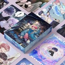 The villain wants to rescue the laser photocard 55 complete sets of anime two-dimensional Wang Yiqin limited LOMO cards