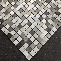 Mosaic wall sticker Gray blue orange red background wall tile self-adhesive aluminum plastic plate metal stainless steel kitchen