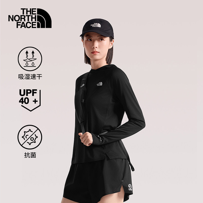 Thenorthface North Face Long-Sleeved T-Shirt Women's Lightweight Sun Protection Sunriser Outdoor Quick-Drying T-Shirt | 8Hra