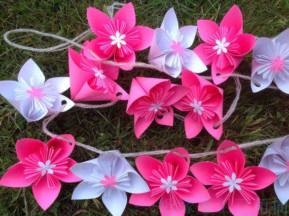 Paper edge handmade cherry blossom origami material package thousand paper crane material origami handmade origami crane cherry blossom material