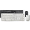 Logitech Mk295 Silent Wireless Mouse and Keyboard Set for Chinese Market, White Keyboard and Mouse for Laptop and Desktop Computers, Office Use