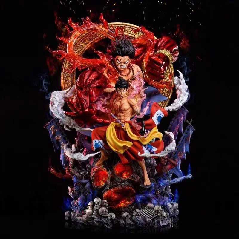 海賊王出品 25年必买！海贼王四挡路飞大手办拼装模型，千人抢购的收藏级神作