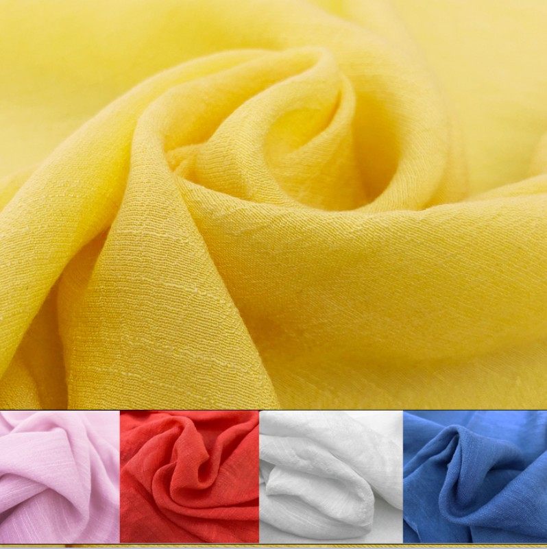 3-meter price pure color tencel bamboo knots cotton linen musculature Chinese wind Han clothes fashion scarves lining cloth material lining fabric