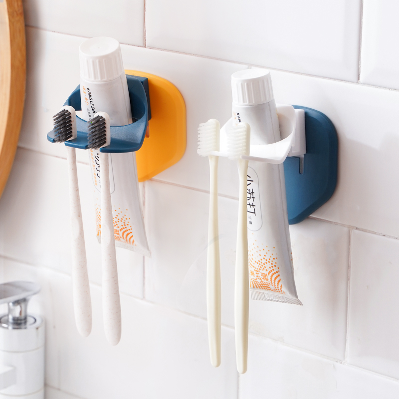 Toothbrush frame brush toothcup mouthwash wall-style makeup room with open-wall wall hanging red-wall box tooth suit
