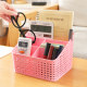 Imitation rattan desktop storage box dressing table ເຄື່ອງສໍາອາງ lipstick organizer box students desk stationery storage rack