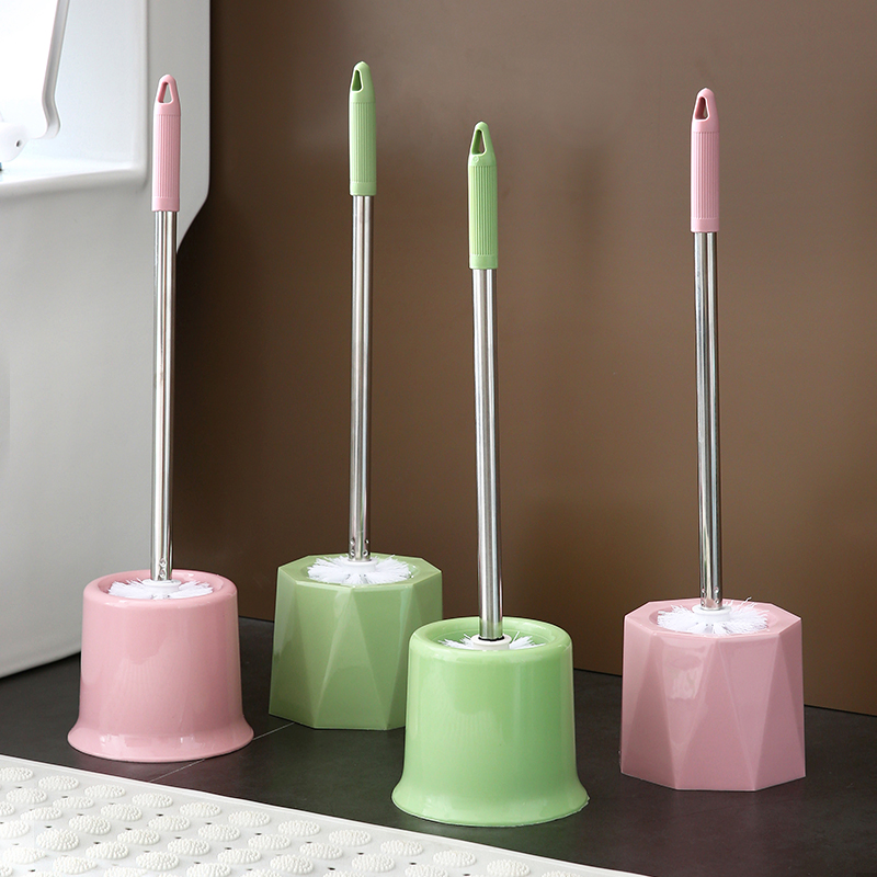 Household bathroom cleaning brush long handle washing toilet brush toilet cleaning toilet brush hanging wall type toilet brush set without dead ends