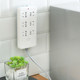 ຕົວຍຶດສາຍໄຟ buckle wall hanging storage traceless power strip socket non punch-free socket hanging wall artifact