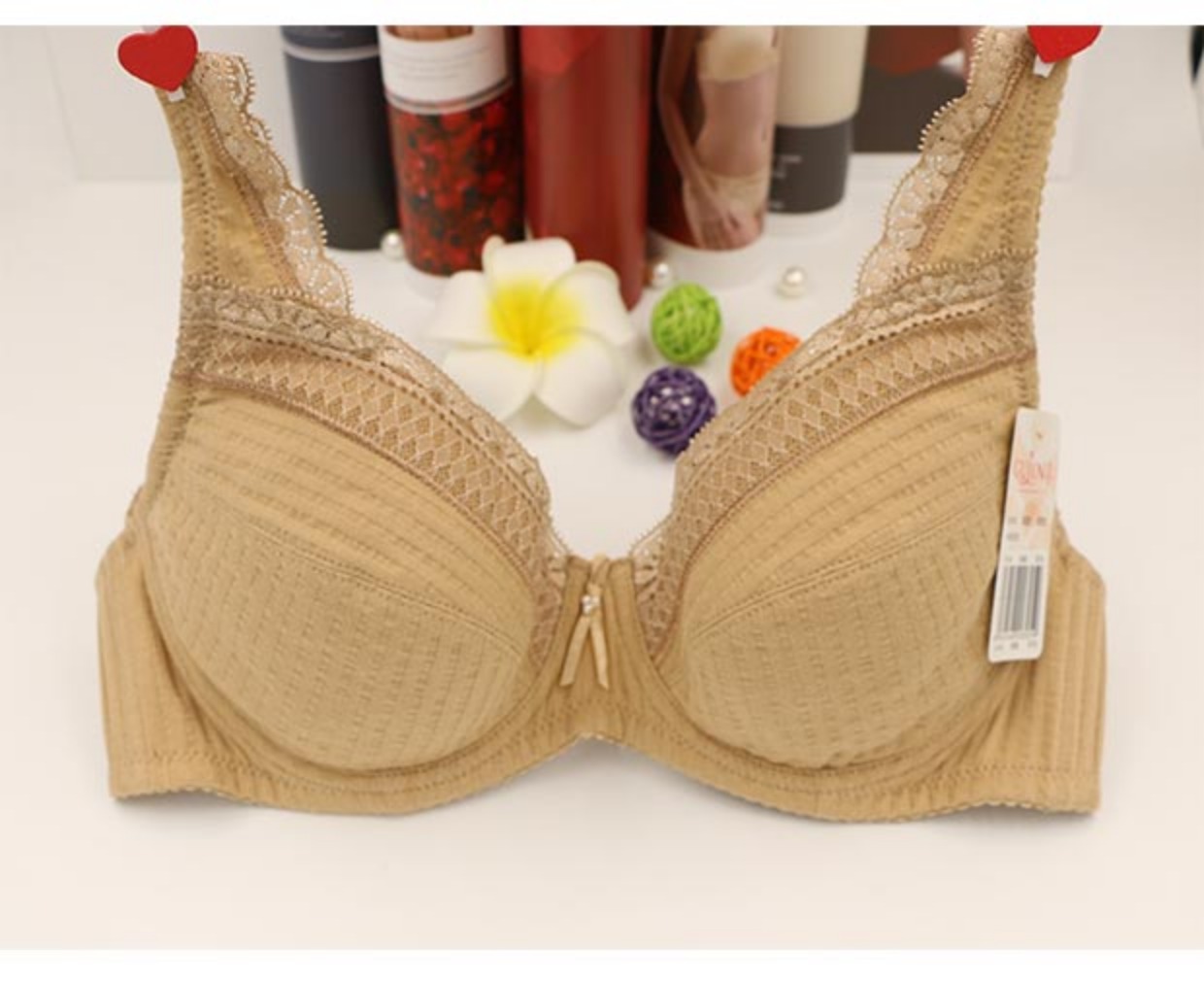 Đồ lót cổ xưa và hiện đại đầy đủ với vòng thép không có áo ngực xốp tập hợp phần cotton mỏng kích cỡ áo ngực áo lót thể thao