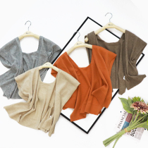 Ku Yin slow song you listen to the Four Seasons Joker cashmere knitted small shawl jacket