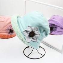 Kuin Macaron Lamb Fisherman Hat Hat Hat Hat Hat Woman sweet winter and sweet winter