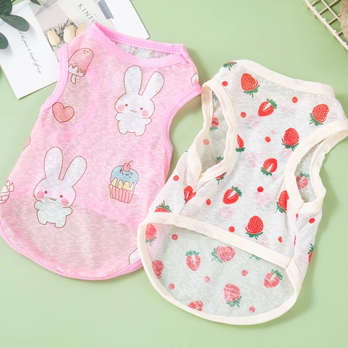 Летняя тонкая кошачья одежда домашние животные, чтобы предотвратить марионетку для волос.