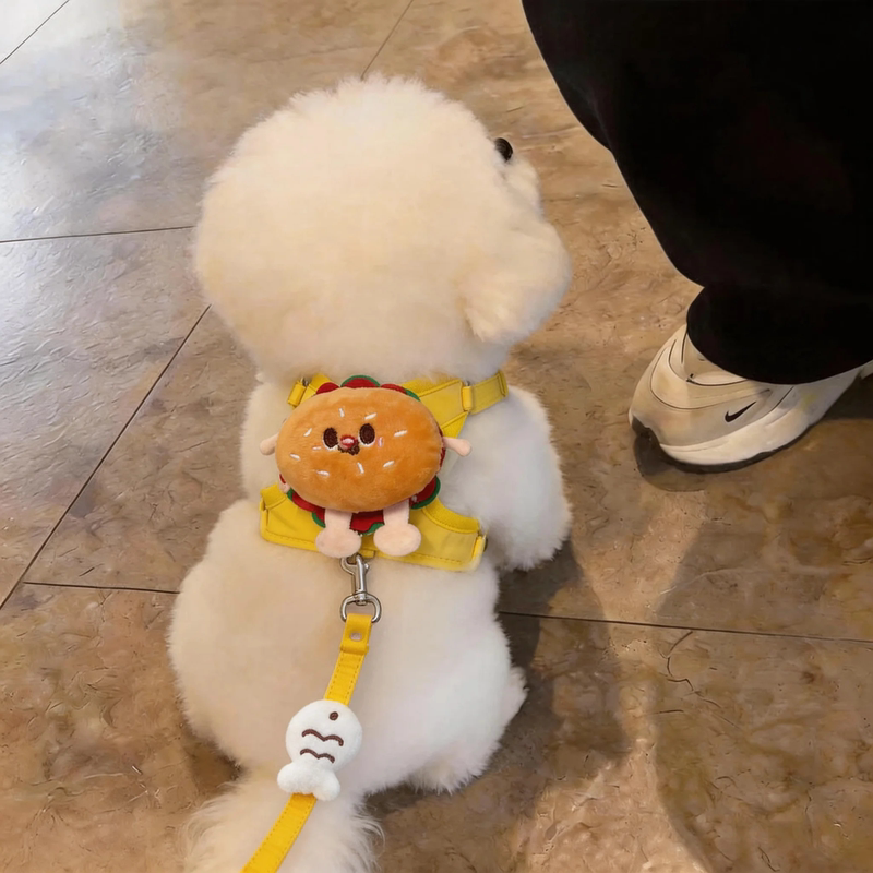 Dog Leash Anti-Escape Vest-Style Harness for Kittens, Small and Medium-Sized Dogs, Teddy, Bichon, Pomeranian, Outdoor Dog Walking Leash Dog Leash Anti-Escape Vest-Style Harness for Kittens, Small and Medium-Sized Dogs, Teddy, Bichon, Pomeranian, Outdoor Dog Walking Leash