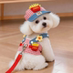 Bichon dog leash, special adjustable harness for small and medium-sized dogs to go out, vest-type anti-breakaway dog ​​leash