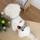 Puppy clothes, autumn and winter warm and cute dachshund Bichon Pomeranian Teddy pet cat coral velvet vest