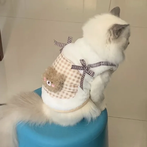 Кошачья одежда милый маленький медвежь