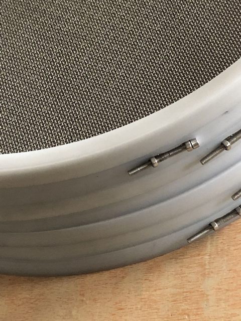 U-shaped white circle sieve powder silicone accessories