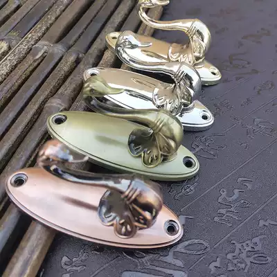 Curtain adhesive hook wall hook simple modern wall side mount fixed hook metal strap rope hook accessories