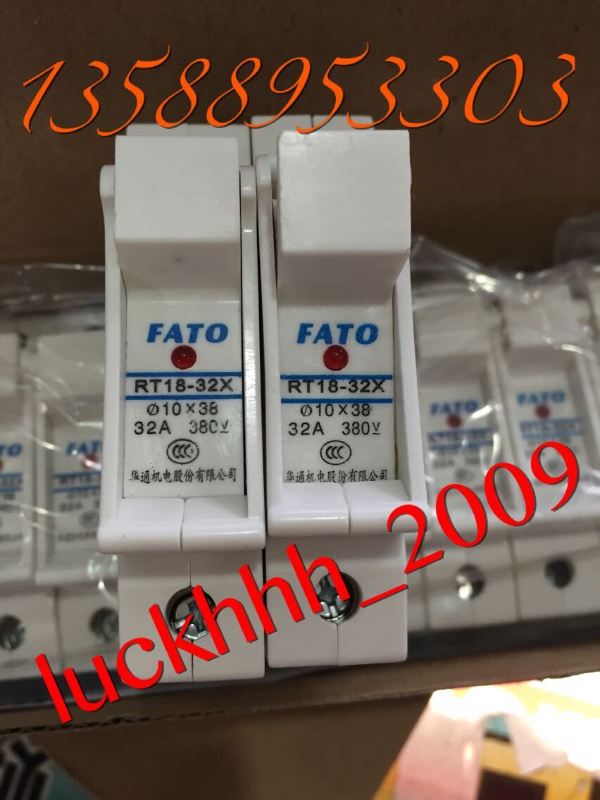 Special price FATO Huatong RT18 Series cylinder-type cap fuse RT18-63X-1P with lamp base 63A