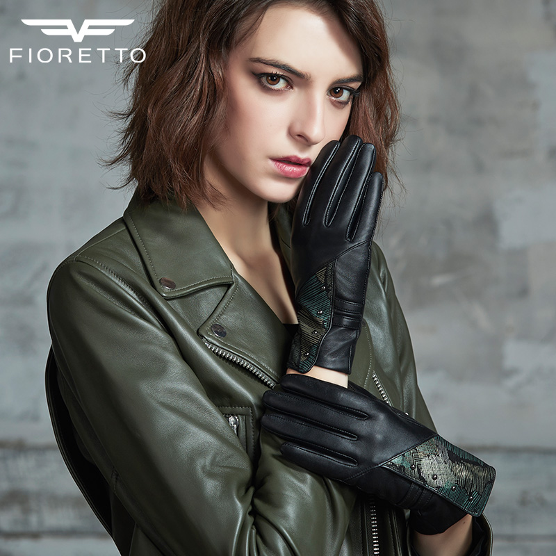 Gants pour femme FIORETTO en En peau de mouton - Ref 3156220 Image 2