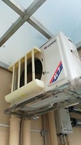 Air conditioning external unit wind shield Change the wind direction of the outdoor unit wind shield Control the wind direction of the host heat shield frame